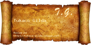 Tukacs Gilda névjegykártya